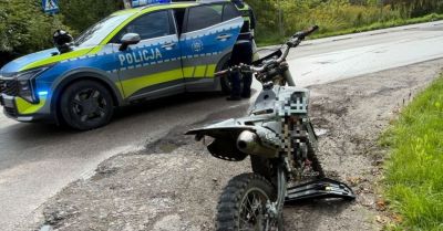 18-latek uciekał crossem przed kontrolą policji